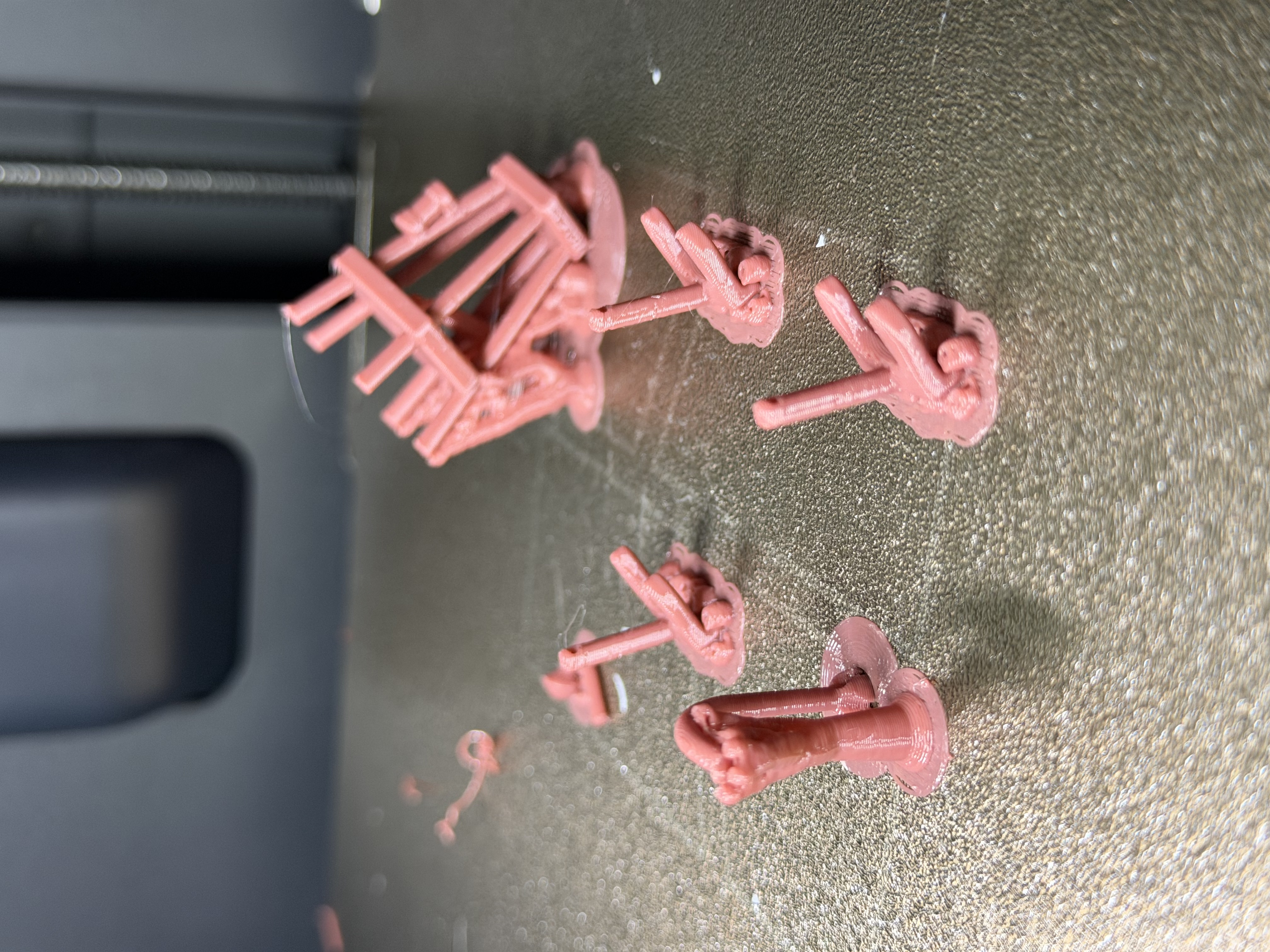 Printing small parts